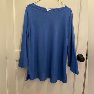 J. Jill Vibrant Blue Long Sleeve Top